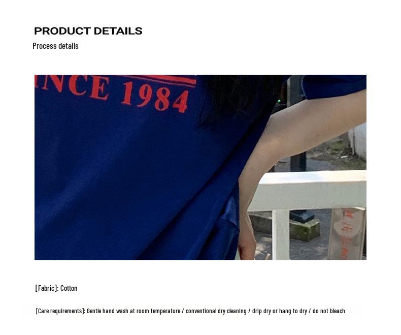 2024 Korean Casual Letter Print Slim Fit Cotton T-Shirt for Women – Short-Sleeved and Stylish