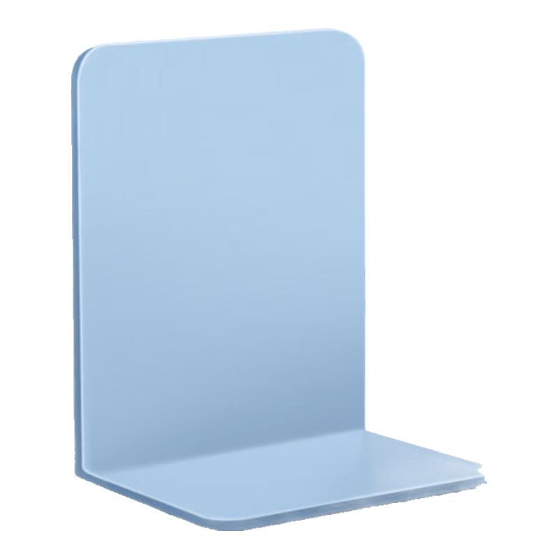 Heavy-Duty L-Shaped Metal Bookends (2-Piece Set) небесно-голубой
