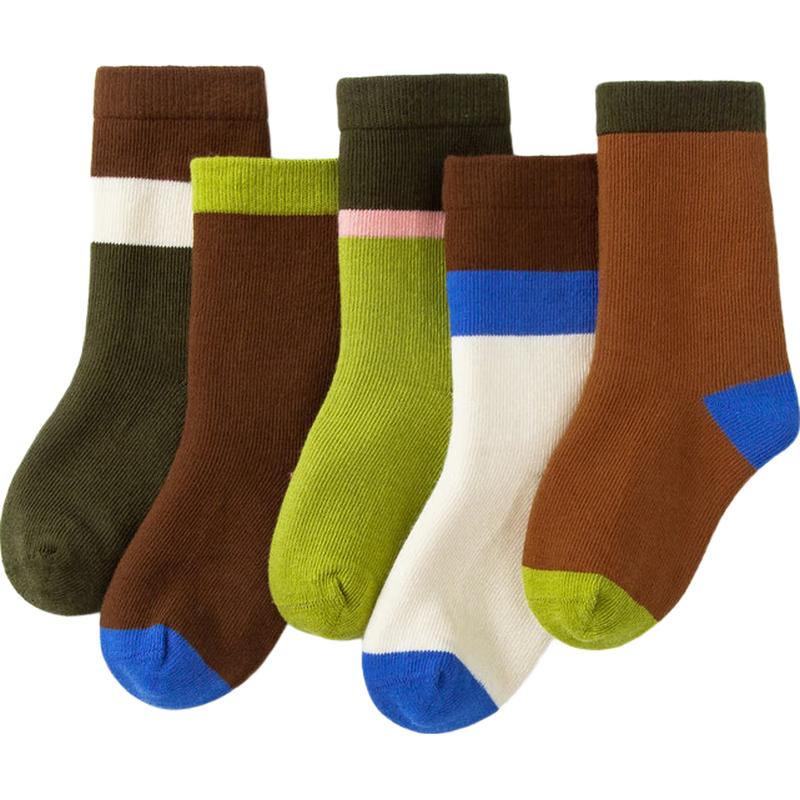 

Mini Balabala Kids Cotton Blend Socks (5-Pair Pack) 120