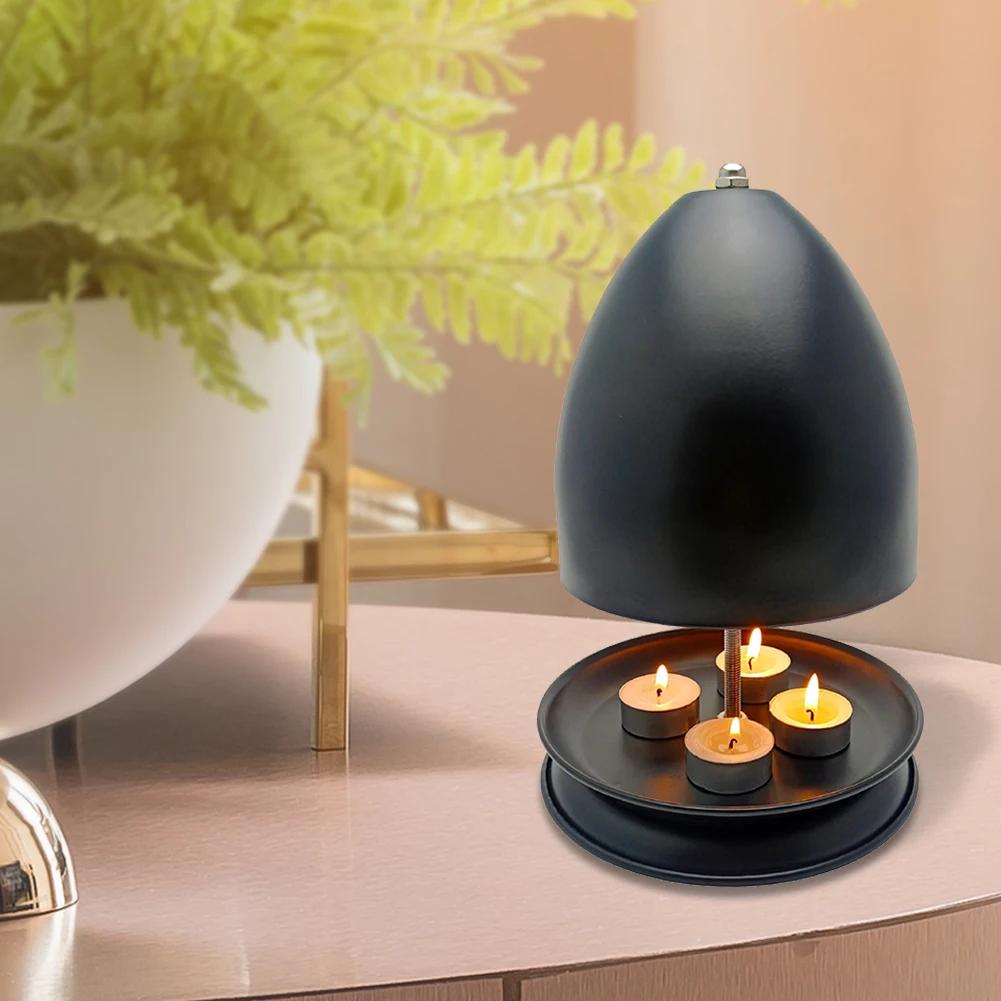 Tea Light Oven Tealight Candle Heater Heating Candle Stove Double-Walled Candle Heater For Winter Home Study Office Living Room