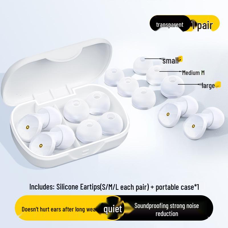 Comfortable Waterproof Silicone Earplugs for Noise Reduction and Swimming