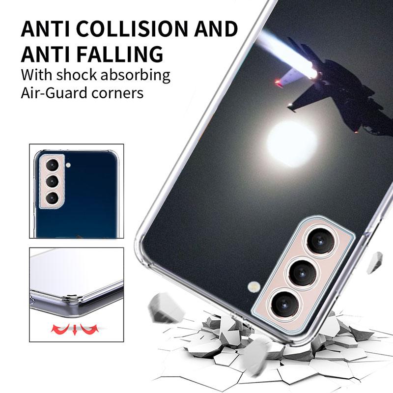 Black Sky Jet Fighter Phone Case For Samsung A17 A56 A36 A26 A16 A55 A35 A25 A15 A05S Galaxy A71 A51 A41 A31 A21S A70 A50 A40 A3
