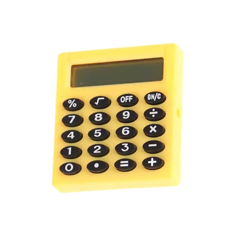 Boutique Stationery Student Calculator 8 Digits Display Basic Math Functions ABS Lightweight Design