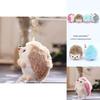 Adorable Hedgehog Plush Toy Soft Stuffed Keychain Doll Cute Small Animal Gift