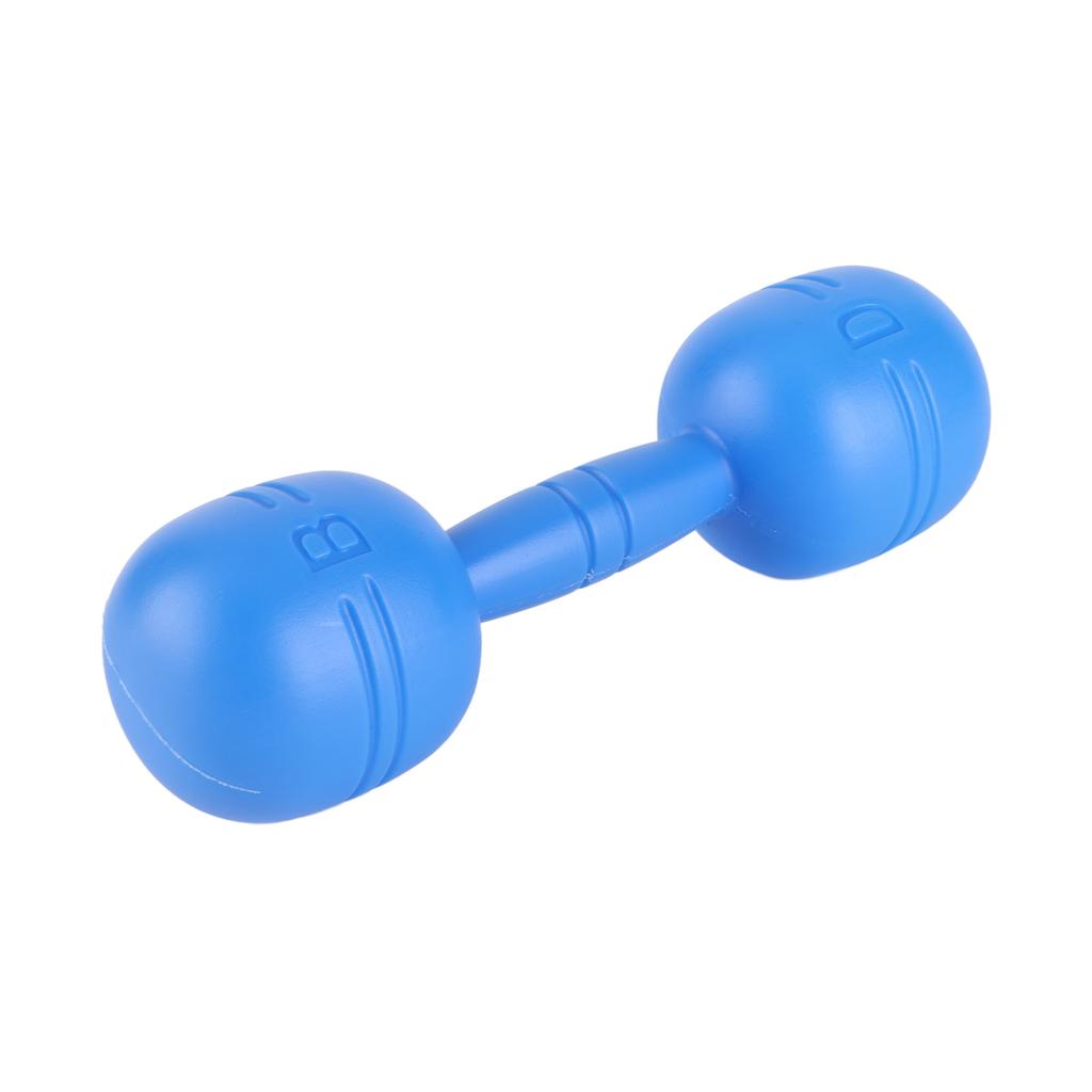 Kids Plastic Hand Dumbbells Safe Interesting Exercise Barbell Children Exercise Fitness Sport Toy for Kindergarten Blue