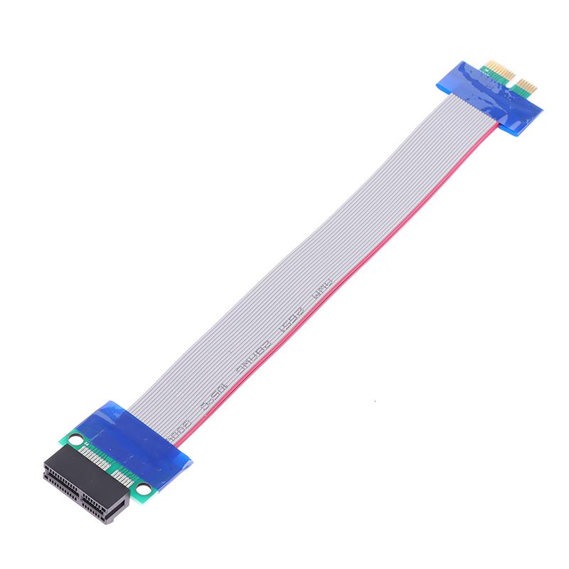Pci Expres X1 Pci E Riser Card Extender Extension Ribbon Flexible Relocate Ribbon Pcie Extension Cable Adapter