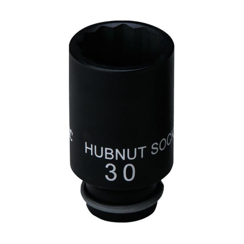 

Kyoto Tool (KTC) Hub Nut Socket AS308-30W, Size: 30mm x Drive: 12.7mm, 1 Piece