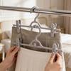 Traceless household pants rack, pants clip jk skirt clip hanger clip, pants hanger storage artifact wardrobe special underwear rack