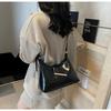 Women Summer Glossy PU Delicate Crossbody Bag High Grade Buckle Zipper One Shoulder Bags Versatile Commute Underarm Packs