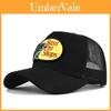 Bass Embroidered Duck Tongue Cap Fishing Embroidered Mesh Baseball Cap Embroidered Curved Brim Cap Summer Sunshade Mesh Cap
