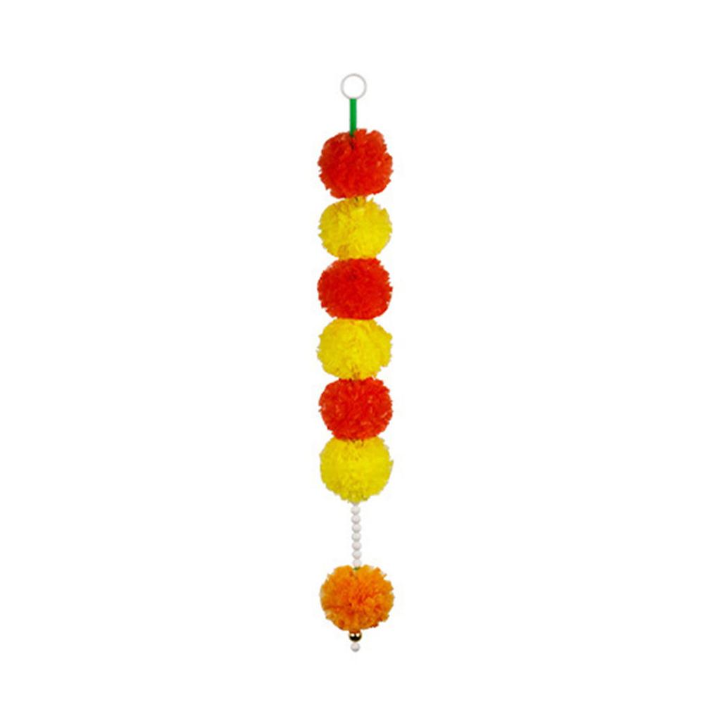 Marigold Garlands for Decorations Artificial Marigold Flowers Garlands Indian Decors for Pooja,Wedding Christmas,Event