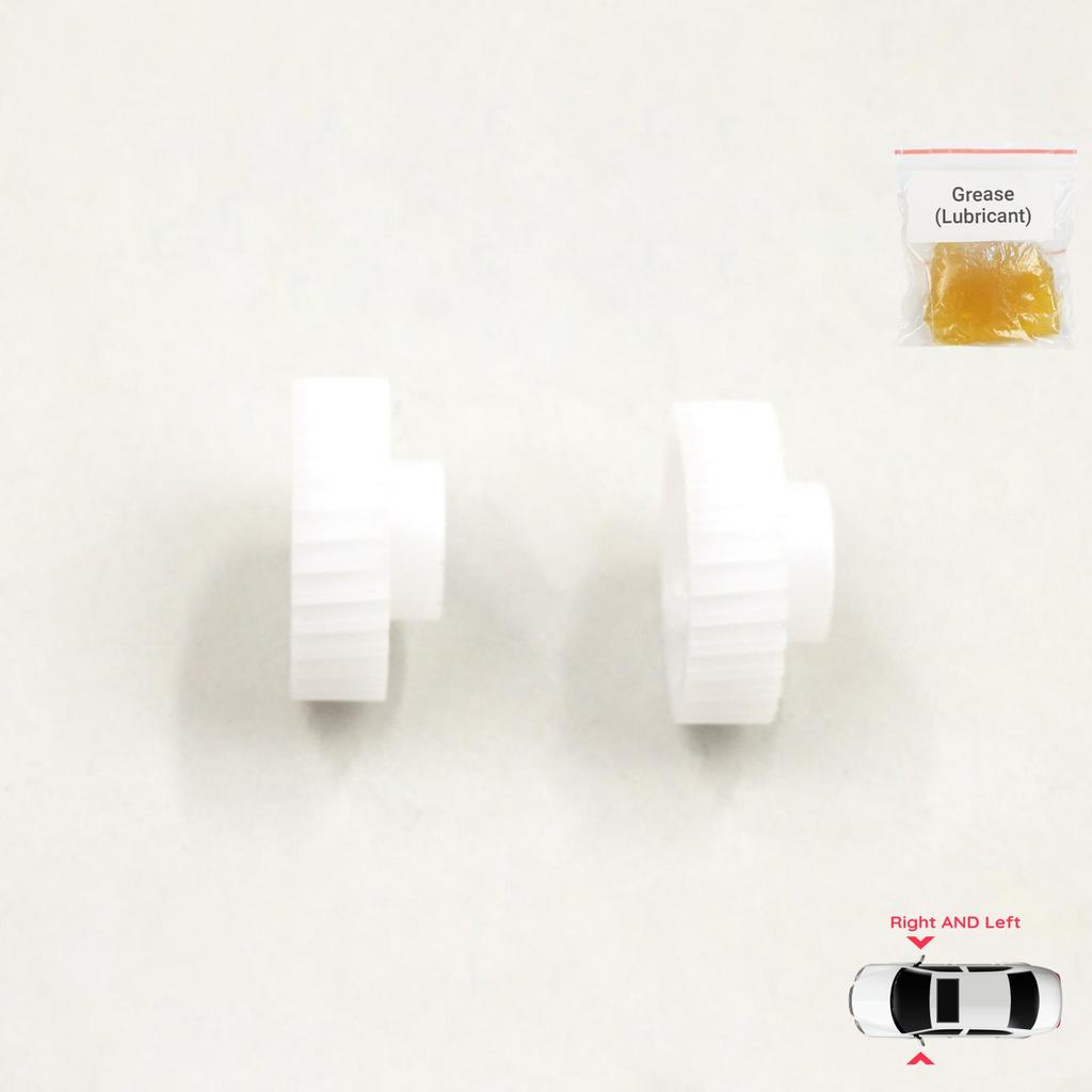 BGE590-1 2 Pieces Electrical Side Wing Mirror Folding Motor Repair Gear 30 Teeth for Hyundai I30 I20 I10