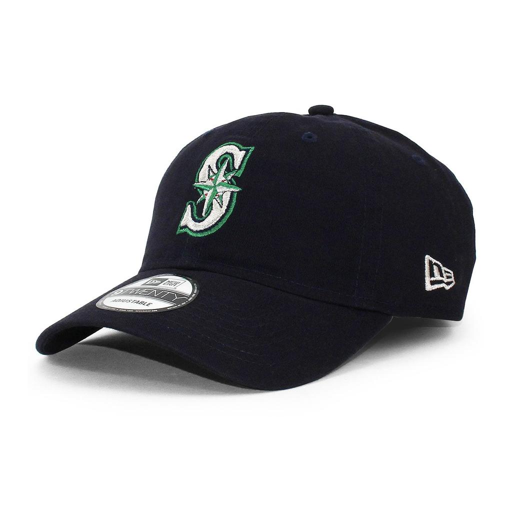 [New Era] 9TWENTY Strapback Cap Seattle Mariners MLB CORE CLASSIC STRAPBACK CAP NAVY SEATTLE MARINERS University 920 Hat [Used]