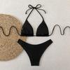 2026 European and American Women's Sexy Split Strap Bikini Swimwear