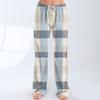 Womens Pajama Pants Sleepwear Casual Drawstring Elastic Waist Pants Comfy Straight Yoga Loose Trousers