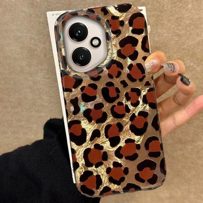 Luxury Gold Leopard Print Phone Case for Honor 400 200 90 Smart Pro Magic7 6 70 Lite X9a X9c X9b X8b X8a X8c X7c X7b X6c Cover