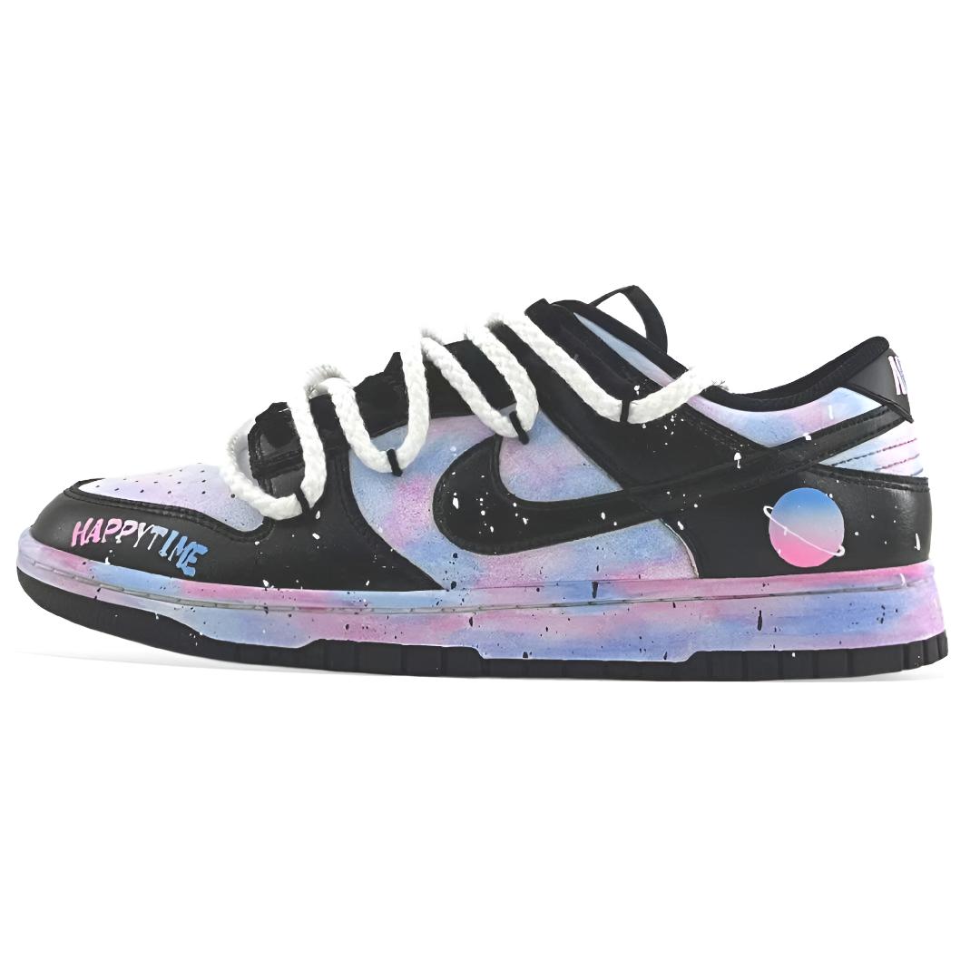 

Nike Dunk Happiness Planet Abrasion Resistant Low top Skateboard Shoes Unisex Blue Pink HF5441-100(Team371-) 43