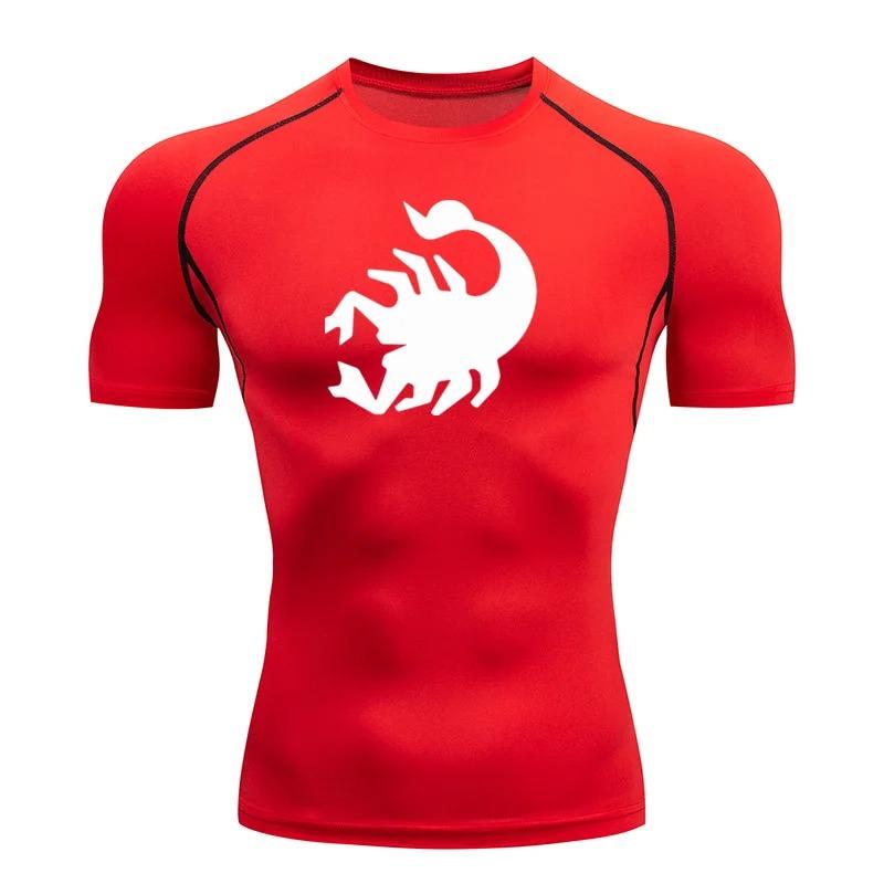

Compression for Men Gym Running Shirt Quick Dry Breathable Fitness Workout Sport Sportswear Training Sport Tights Sweatshirt Elastic Top XXXL