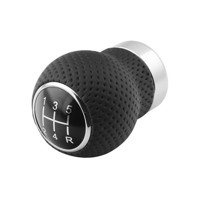 5/6 Speed Universal R PU Leather Gear Shift Knob Manual Car Gear Stick Head Shift Replacement Knob Modified Shift Head