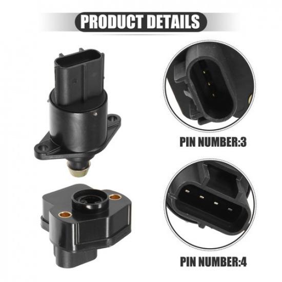 Pack (1) Throttle Position Sensor Idle Air Control Valve For Jeep Wrangler TJ
