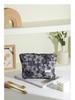 Embroidered Ramie Cotton & Linen Cosmetic Bag - Portable Canvas Storage for Lipstick and Skincare