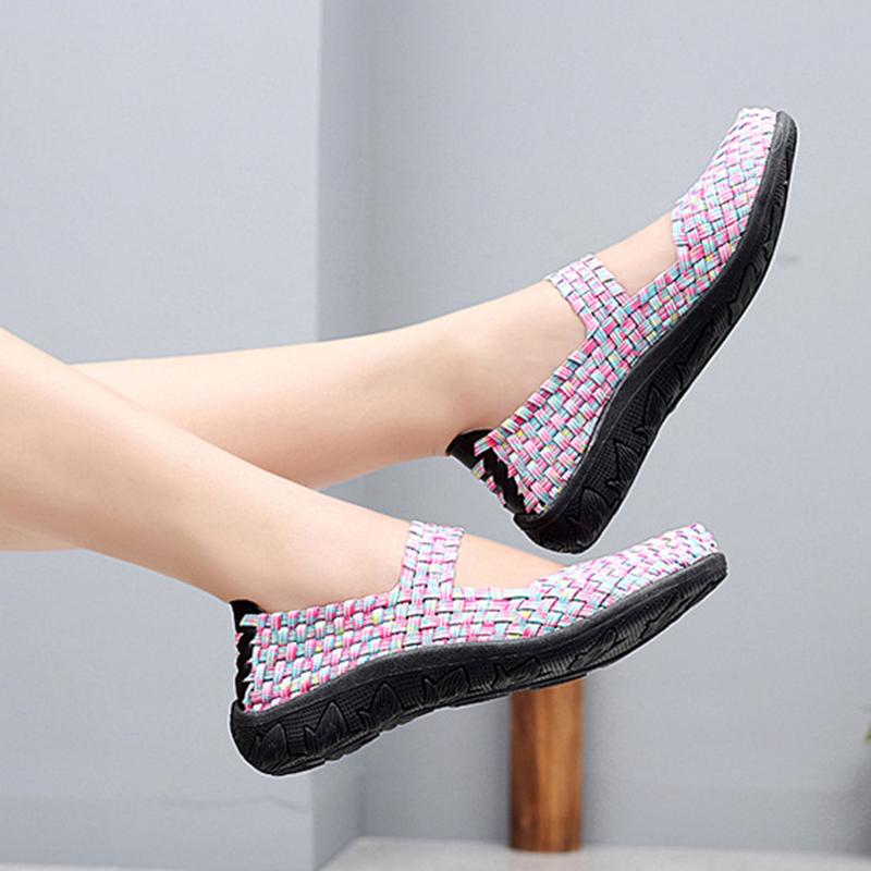 Serzul Women Shallow Mouth Single Shoes Comfortable Flat Lazy Shoes Bohemian Shoes Plus Size Serzul Women Shallow Mouth Single Shoes Comfortable Flat Lazy Shoes Bohemian Shoes Plus Size