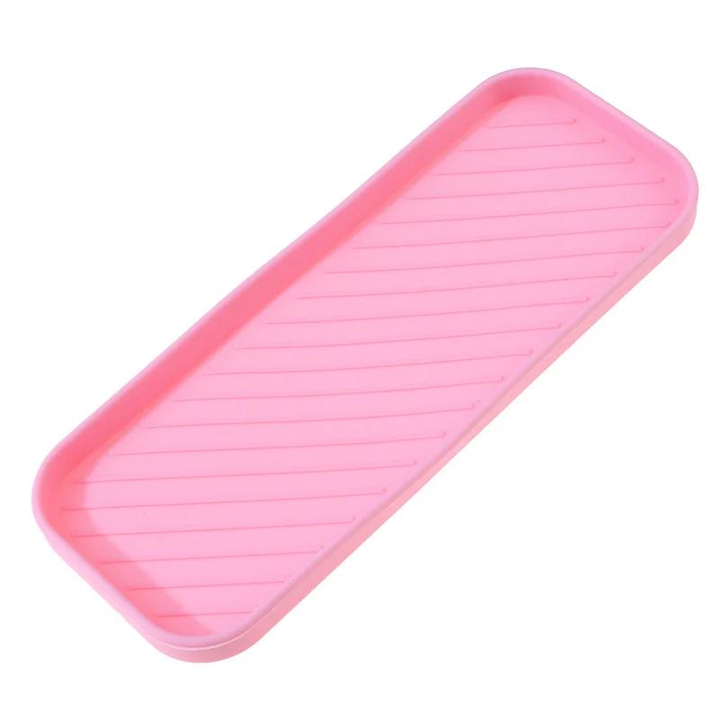 Silicone Soap Dish Storage Holder Soap Box Plate Tray Shower Soap Holder Draining Kitchen Sink Sponge Holder