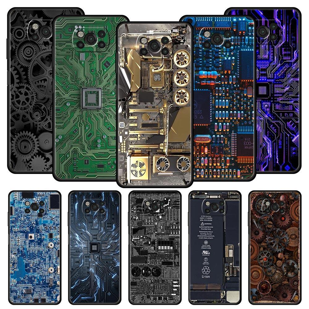 Innenplatine Schaltkreis Handyhülle Für Xiaomi Mi Poco X3 NFC M3 F4 F3 M4 X4 5G Note 10 12 Lite 11 11T 10T 13 12T Pro 9T Abdeckung