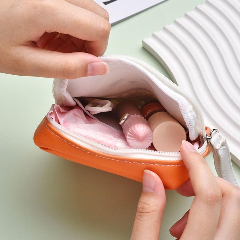 Cute Panda Sanitary Pads Bag Large Capacity Makeup Bags New Menstrual Cup Pouches Daily Carry