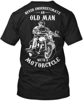 Never Underestimate An Old Man With A T-Shirt Made In the USA Size S To 5XL