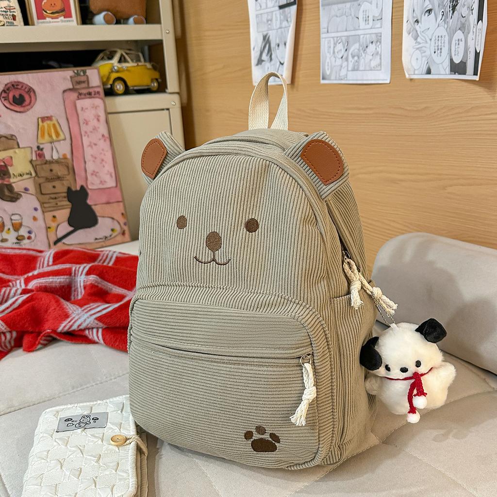 Schoolbag Korean version cute cartoon ins wind backpack girl schoolbag large capacity travel backpack versatile commuter bag