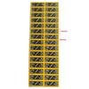 Gym Weight Plate Stickers Essential Labels for Easy Weight Identification