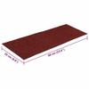 VidaXL Self-adhesive Stair Mats 30 Pieces 60 X 25 Cm Burgundy Red Rectangular 3365707