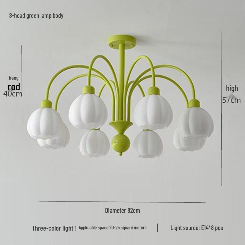 

Французская кремовая люстра-тыква: Современное освещение в стиле середины века для гостиной, спальни или ресторана. Wall lamp/beige/single head