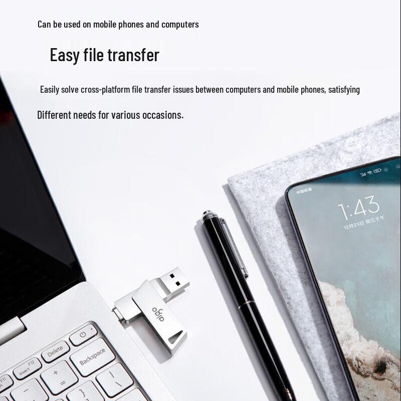 aigo U350 USB 3.2 Type-C Dual Interface High-Speed Flash Drive