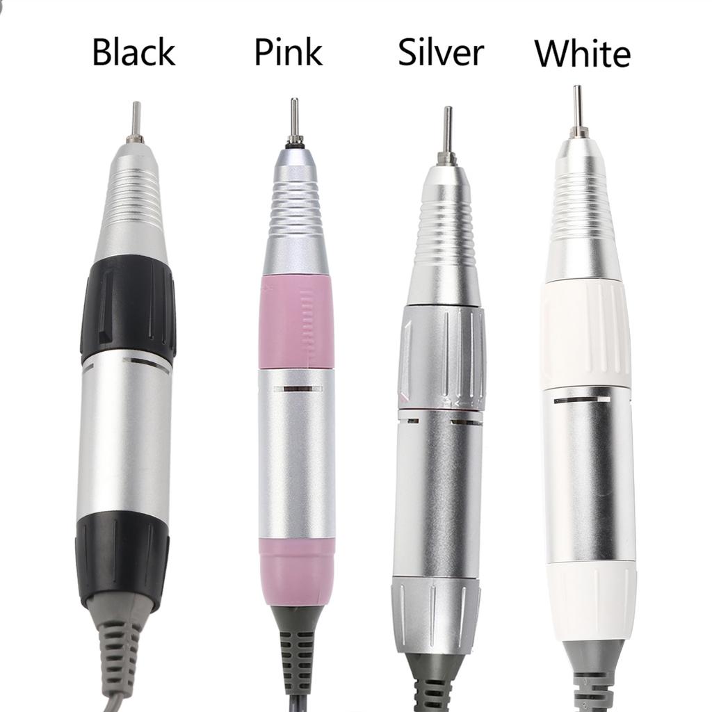 4 Colors Electric Nail Art Drill Handle Handpiece Manicure Pedicure Tools Accessories