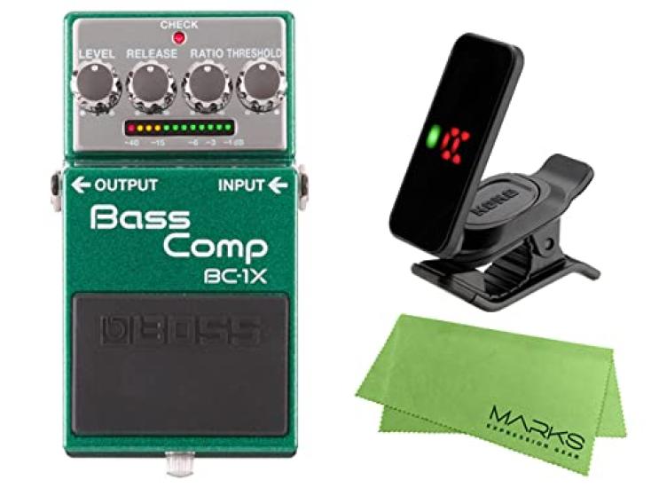 

BOSS - Bass Comp BC-1X + KORG Pitchclip 2 PC-2 + Marks Original Cross Set