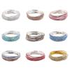 Fashionable Colorful Gemstones Bracelet Crystal Beaded Wristchain Elastic Rhinestones Handchain Accessory for Party