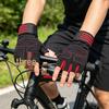 Guanti Fitness Unisex Senza Dita Antiscivolo con Protezione per Polso per Allenamento con Manubri e Trazioni