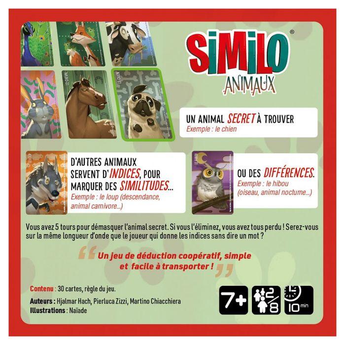 Similo animaux - Jeu de société - GIGAMIC - Multicolore - Enfant - 7 ans et plus - 10 min - Blanc
