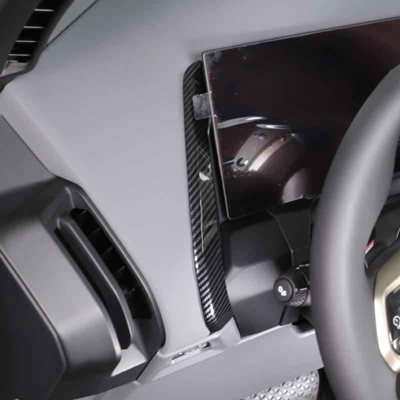 metyoucar For BMW X3 G45 2025-2026 ABS Carbon Fiber Car Central Control Decoration Strip Interior Car Accessories