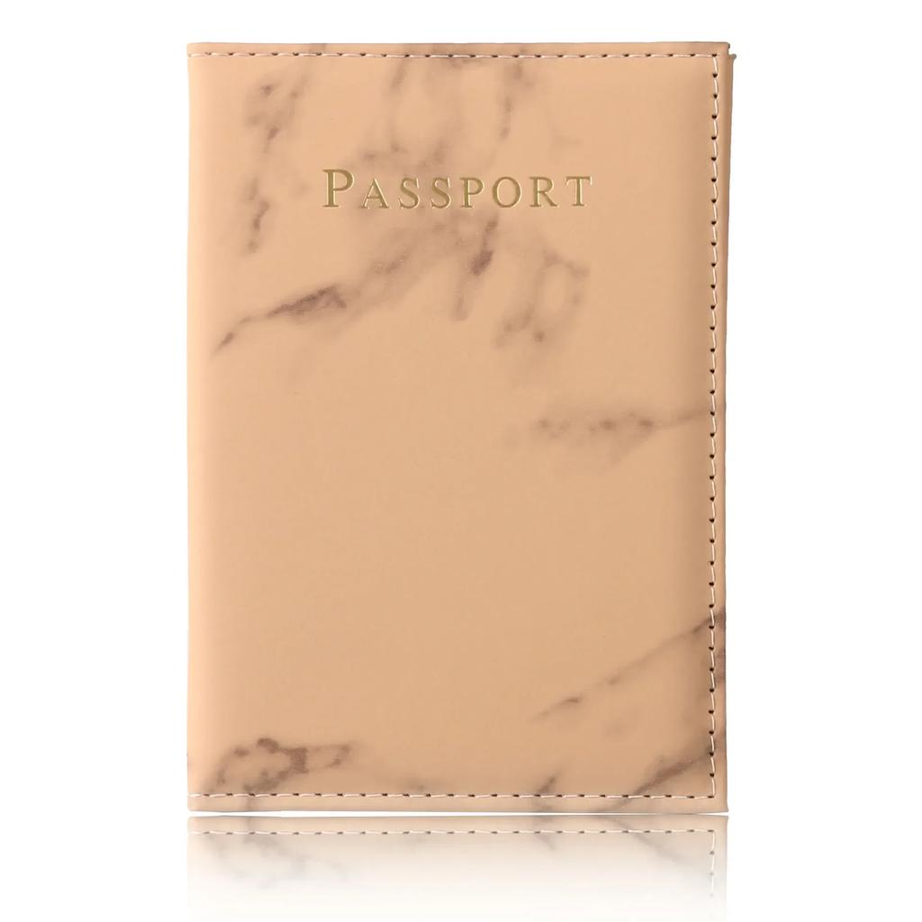 Pu Leather Passport Cover Simple Letter Plane Pattern Men Women Travel Wedding Passport Covers Holder Fashion Wedding Gift