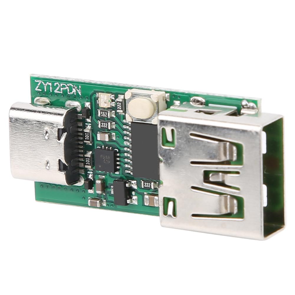 ZY12PDN USB‑C PD2.0 3.0 to DC USB Module 3‑20V 100W Decoy Fast Charge Trigger Poll Detector