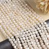 1String, White Natural Freshwater Pearls, Nugget Pearl Beads for Jewelry Making DIY, Cheapest Items Available 36cm