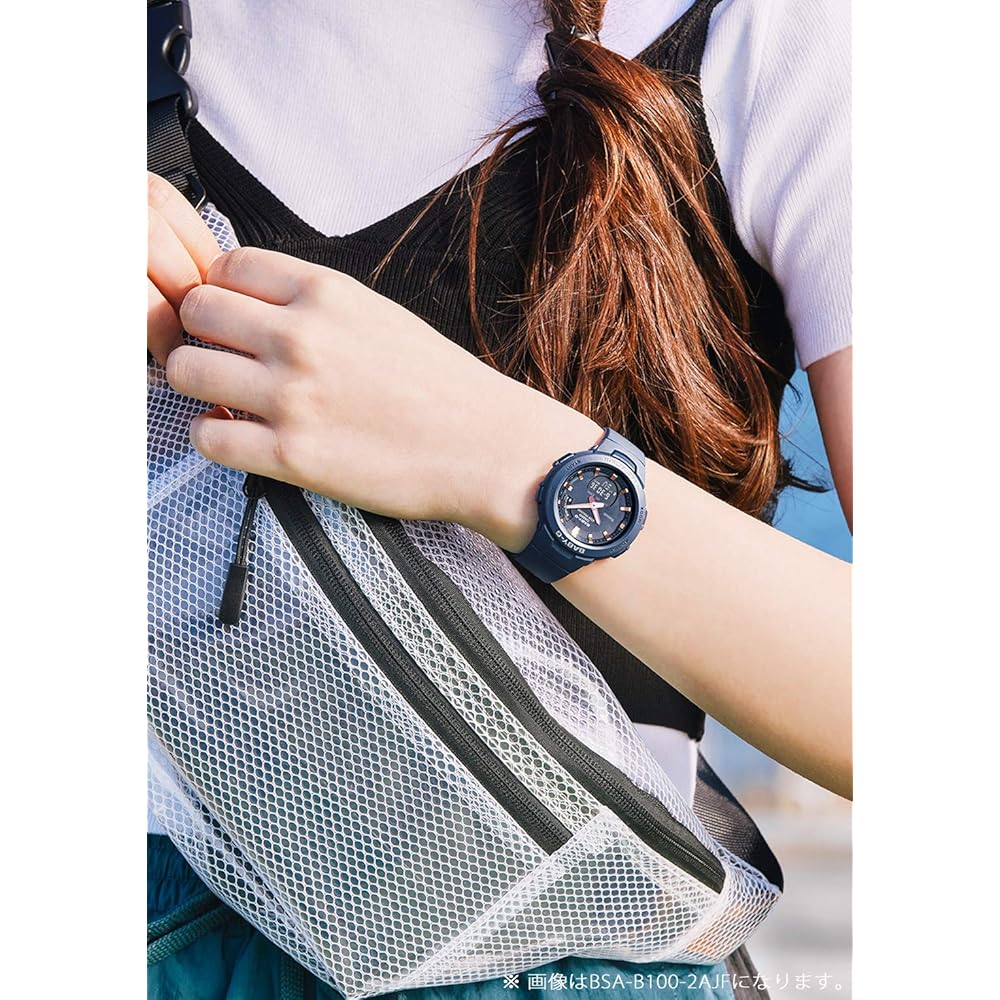 Casio Baby-G Sports Watch BSA-B100-1AJF Bluetooth Step Counter Women's Black