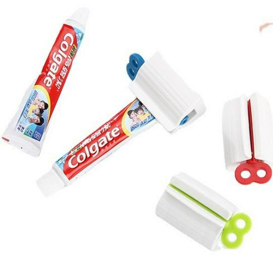 Japanese Toothpaste & Facial Cleanser Manual Squeezer Clip, Bathroom Tool for Efficient Tube Dispensing