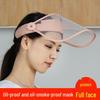 Transparent Anti-Oil Splatter Cooking Face Shield for Women - Full Facial Protection Mask
