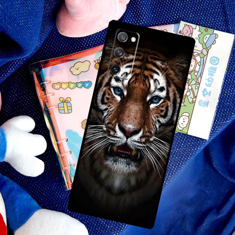 Tiger Face Case For Samsung Galaxy S26 Ultra S25 S24 S23 S21 S22 Ultra S10 S20 Plus S25 FE Cover Funda