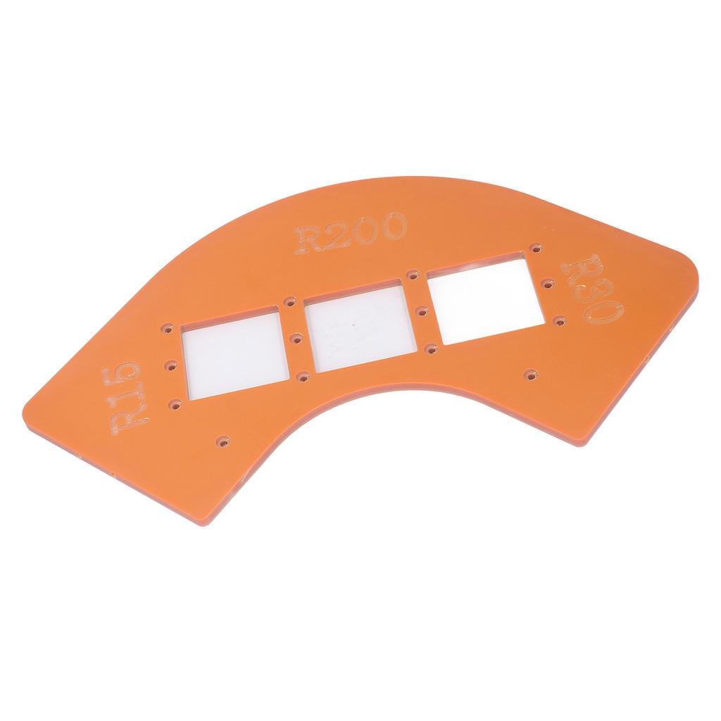 Radius Jig Router Template R15 R30 R100 R200 Woodworking Corner Radius Guide for Cabinet Wardrobe