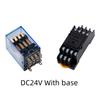 MY1NJ 11Pin DIN Rail Small Electromagnetic Relay Coil Power Relay DC 11V DC 11V AC 111V AC 111V Socket Base
